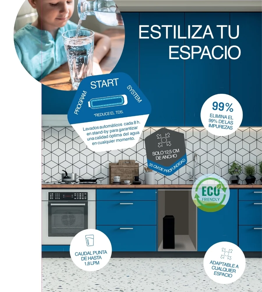 MYNDER instalado en cocina moderna — estiliza tu espacio