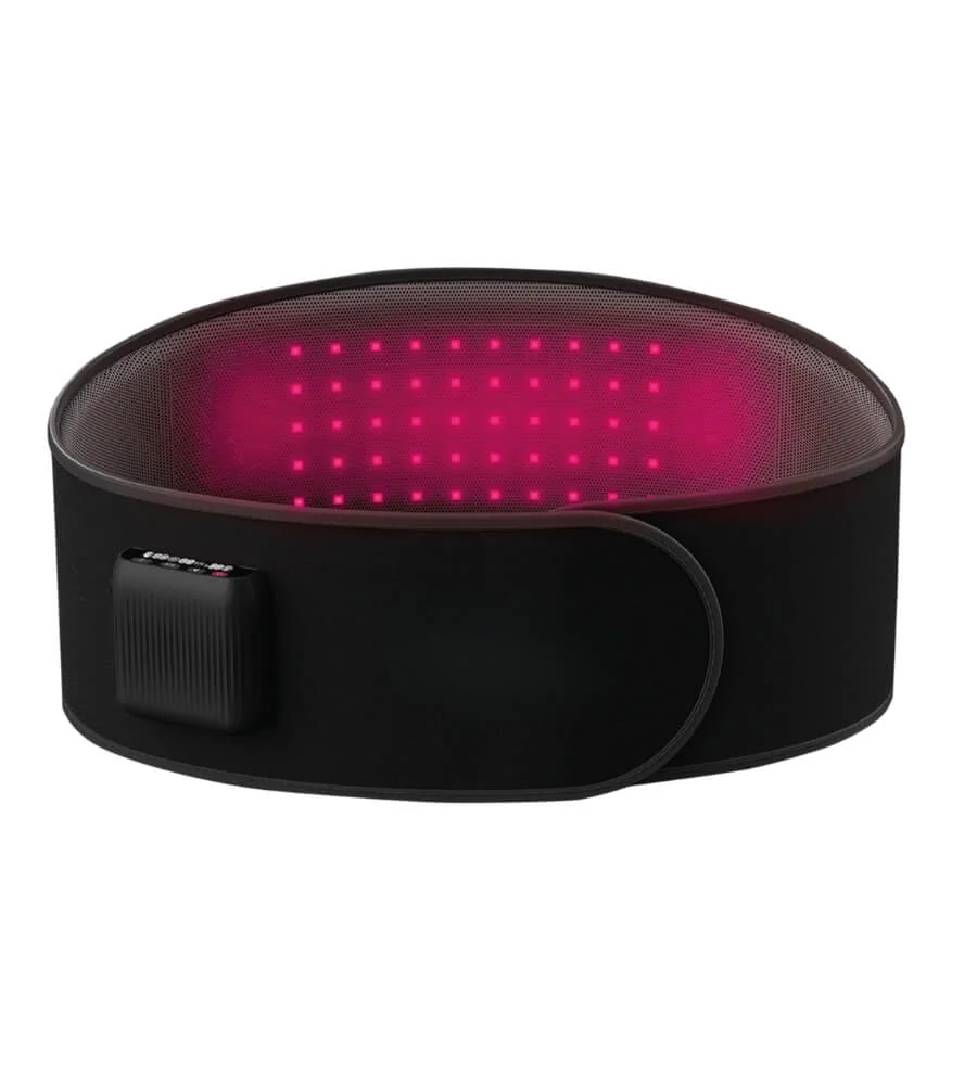 Cinturón Láser Lumbar — Láser, Infrarrojo, Calor y Vibración 4 en 1