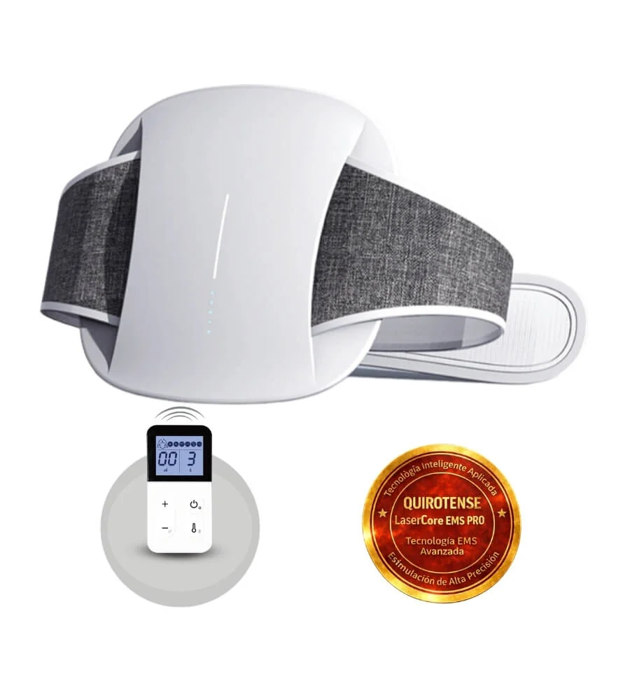 Cinturón EMS Lumbar — Electroestimulación Muscular y 6 Modos de Masaje