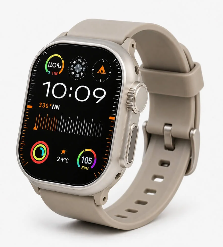 Reloj Smartwatch Ultra 2 — Pantalla infinita 1.99 pulgadas con múltiples esferas