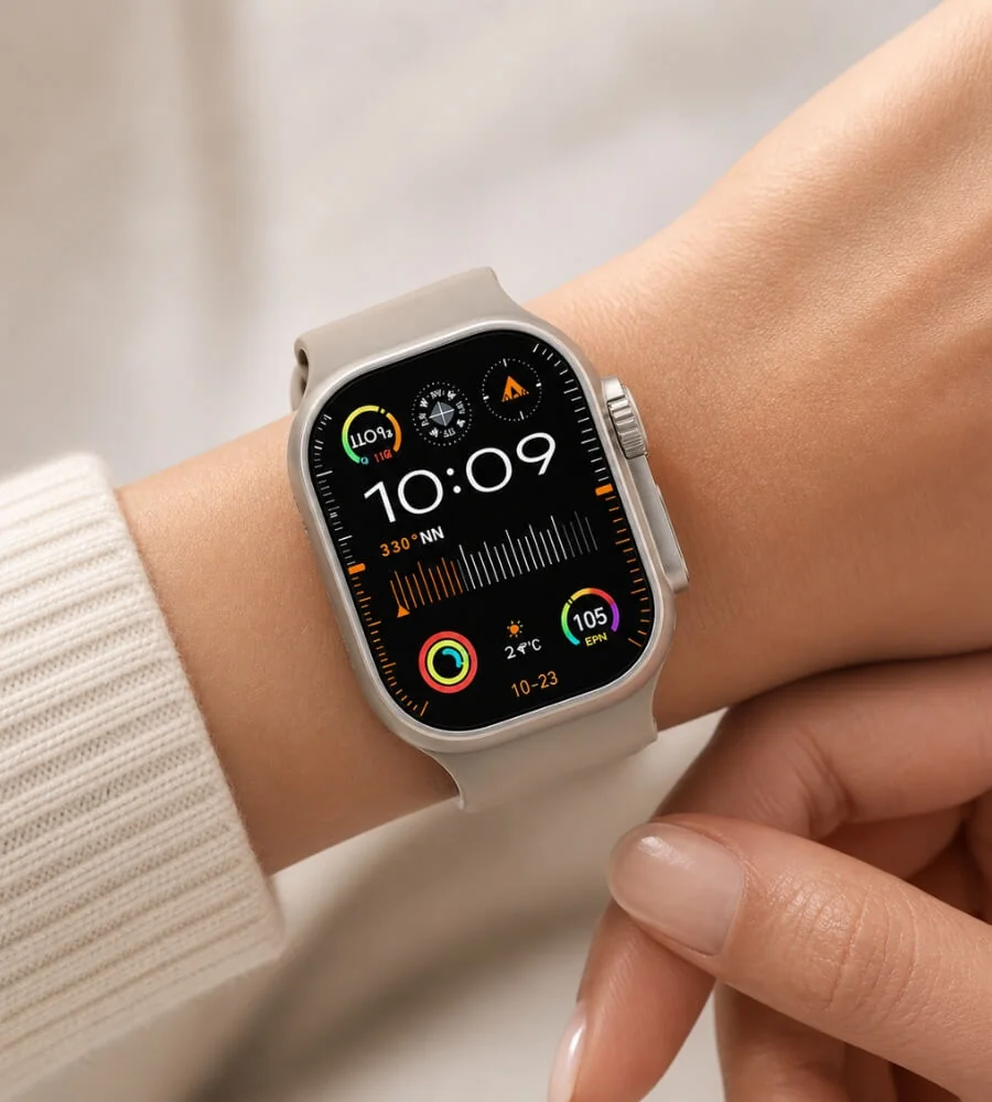 Reloj Smartwatch Ultra 2 — Monitorización de salud y modos deportivos
