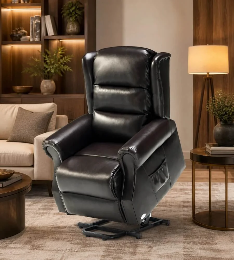 Sillón Luxury Spezzial — motor OKIN alemán y doble rueda MultiWheel