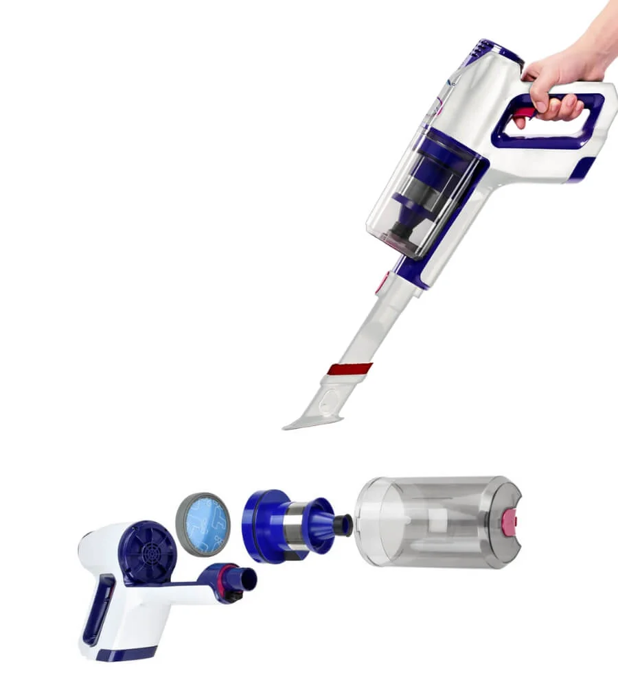 Aspirador Flex 360 — Accesorios multisuperficie cepillos especiales rodillos