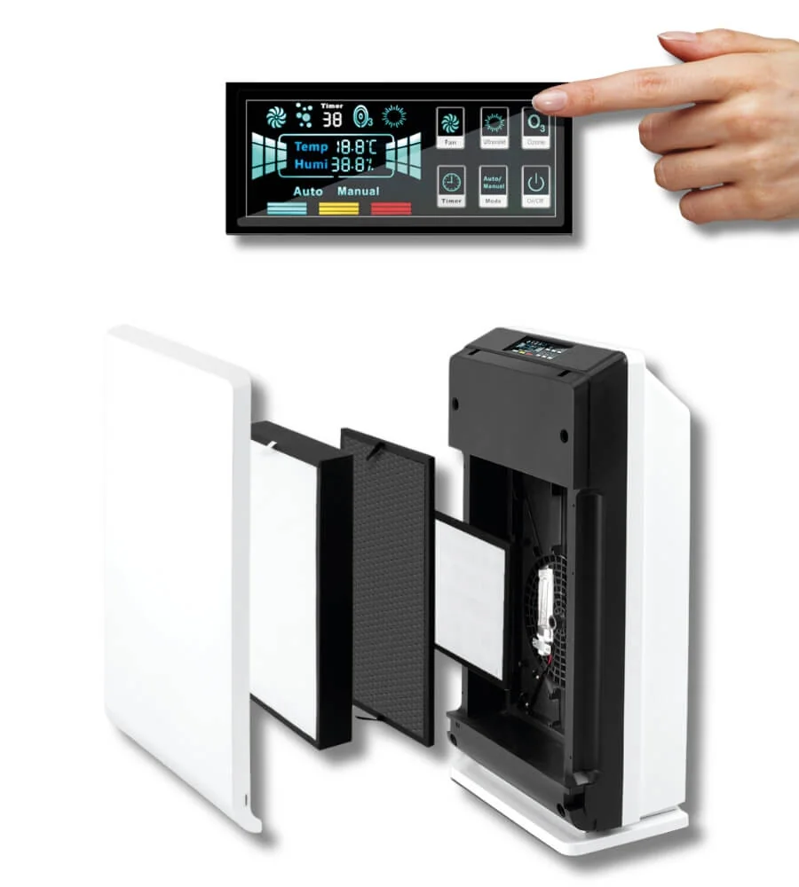 Filtrador de Aire 03 MAX — Funcionamiento silencioso diseño vertical compacto