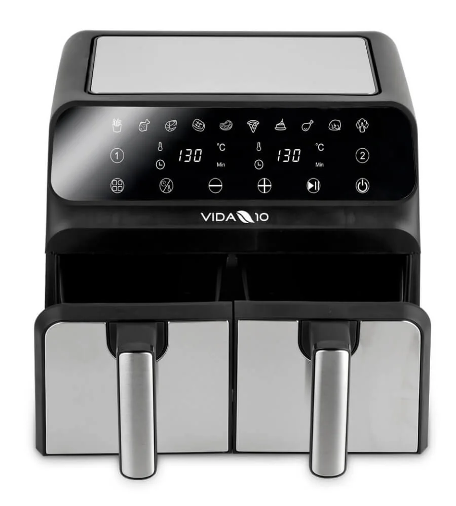 Air Fryer DUO — Doble cubeta 2x4 litros gestión independiente