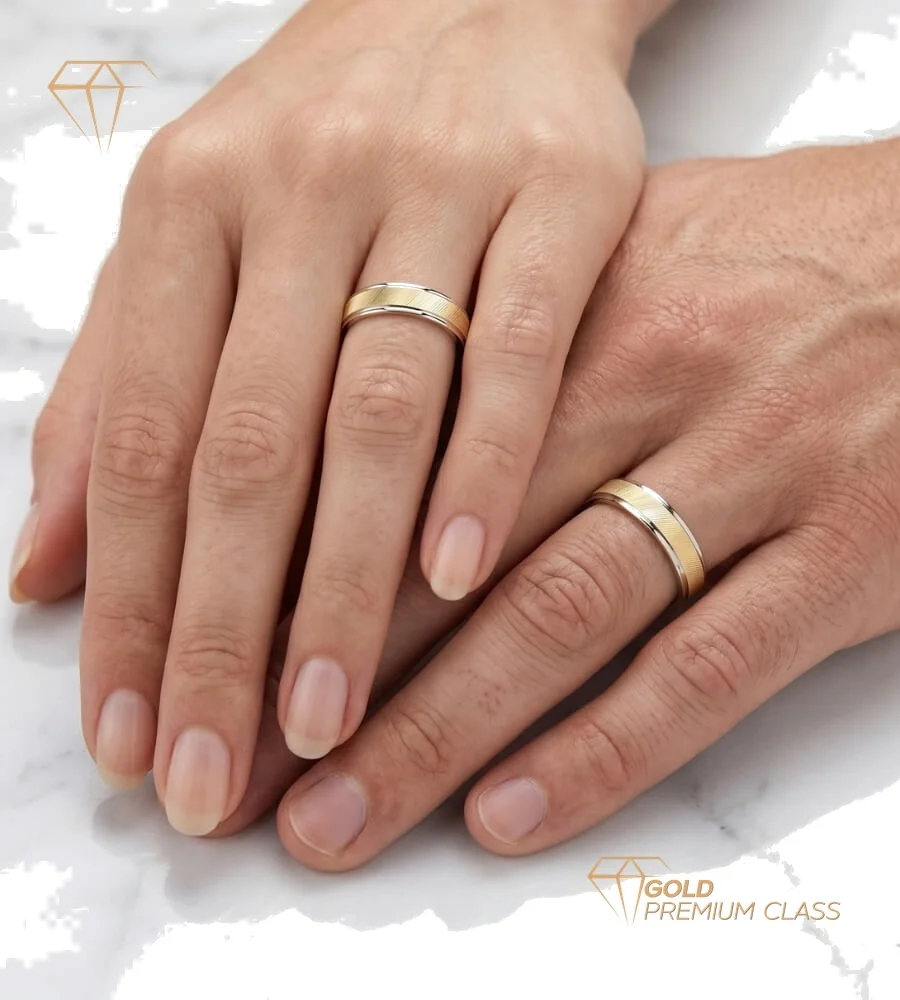 Alianza Amor Eterno Oro Bicolor — vista 1