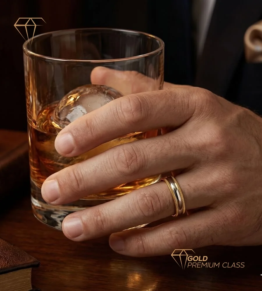 Alianza Compromiso Oro Bicolor 18k — vista 4