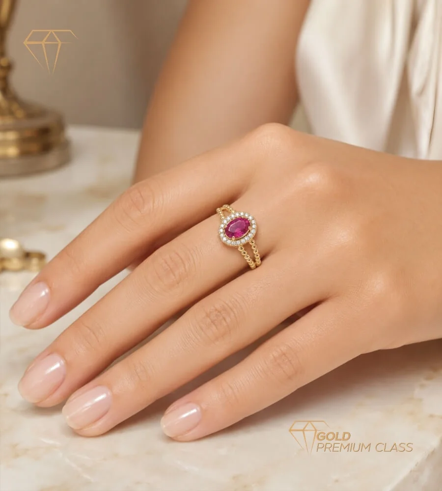 Anillo Brillo Esmeralda — vista 5