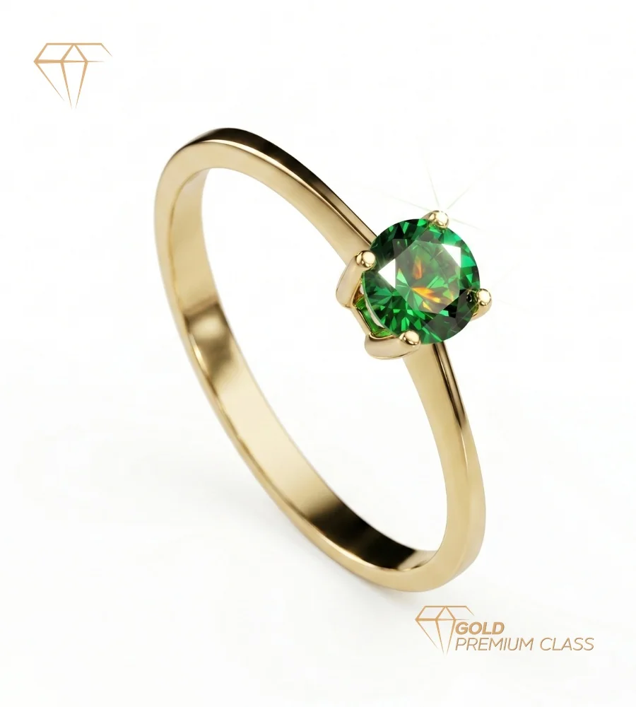 Anillo Solitario Oro 18k — versión 1