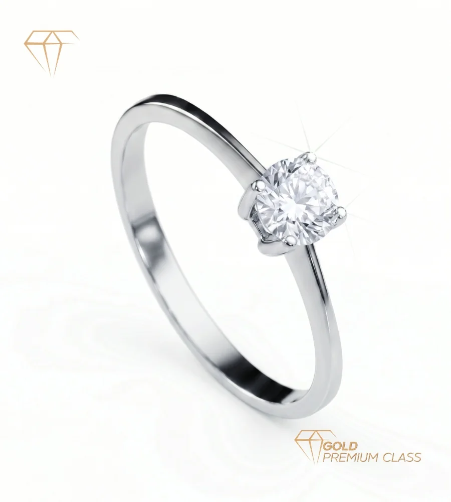 Anillo Solitario Oro 18k — versión 3