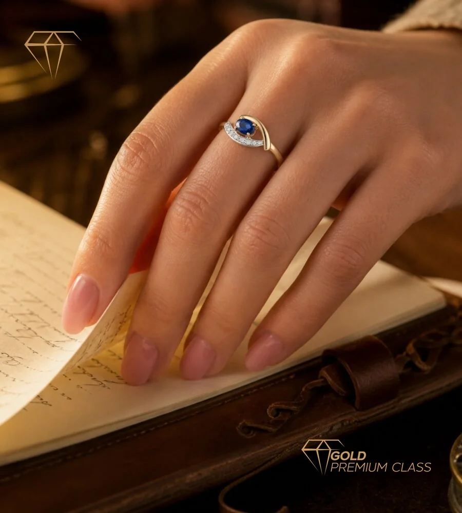 Anillo Zafiro Eterno — vista 3