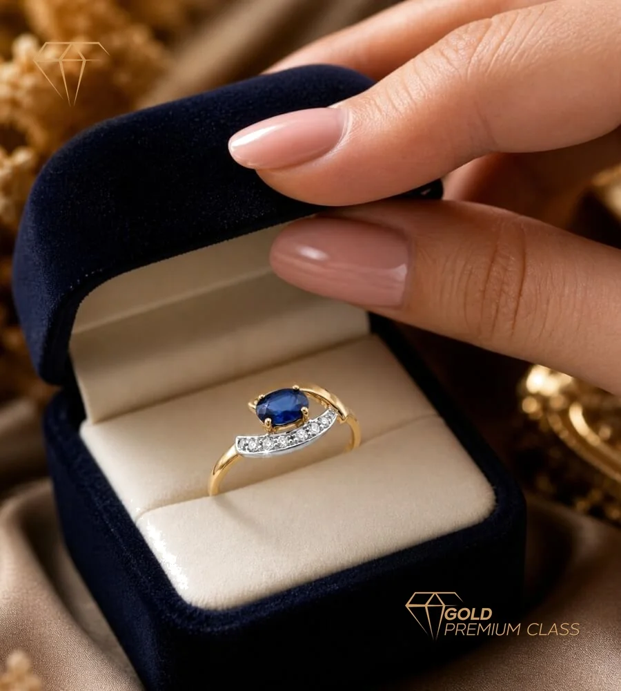 Anillo Zafiro Eterno — vista 6