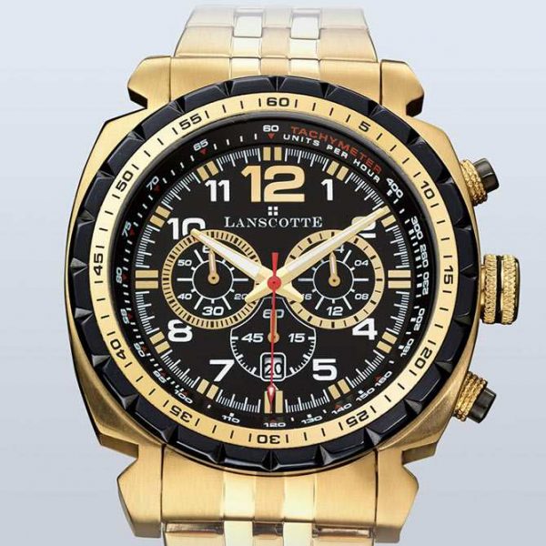 Reloj London — Cronógrafo bicolor acero quirúrgico y oro 18K