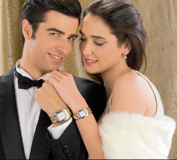 Relojes Caramelo — Pareja coordinada en acero 316 bicolor — Vista 2