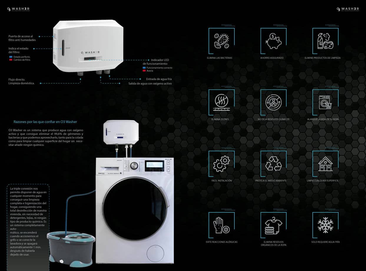 Sistema de Lavado por Ozono O3 Generator